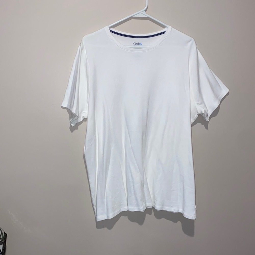 Croft & Barrow Classic Tee - White - Size 1X plus